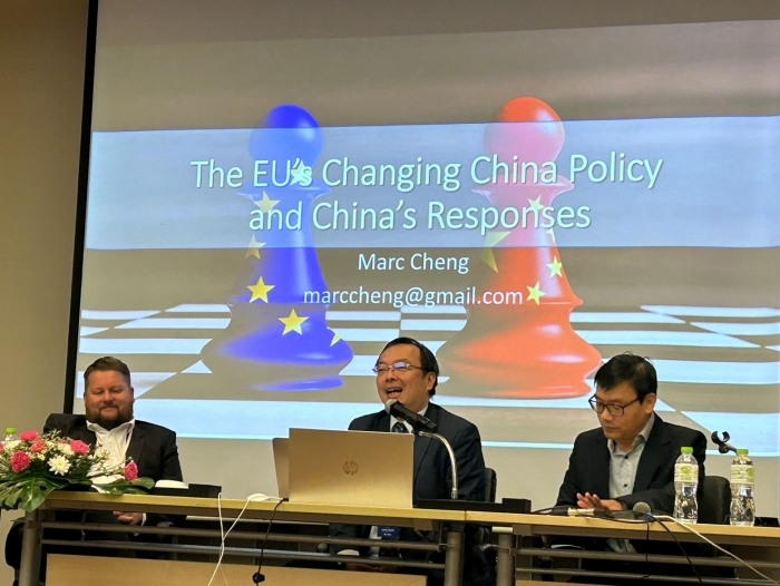 The Center attended the Asia-Pacific European Union Studies Annual Conference on June 29-30, 2023, and presented related papers at the Indo-Pacific Strategy Session 